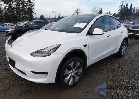 2021 Tesla Model Y Long Range Dual Motor All-Wheel Drive из США, поврежденный, VIN 5YJYGDEE1MF149602